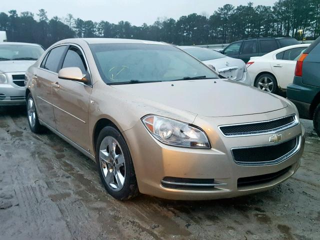 1G1ZH57B08F258363 - 2008 CHEVROLET MALIBU 1LT GOLD photo 1