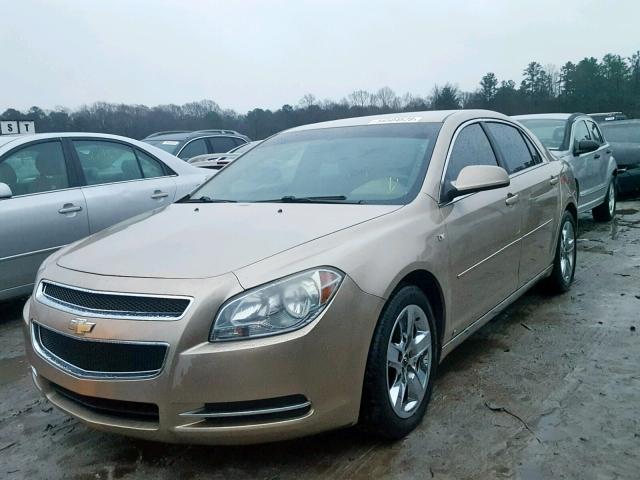 1G1ZH57B08F258363 - 2008 CHEVROLET MALIBU 1LT GOLD photo 2