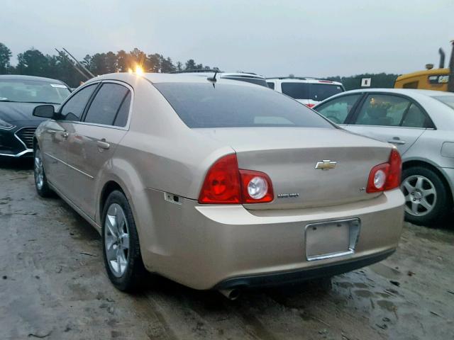 1G1ZH57B08F258363 - 2008 CHEVROLET MALIBU 1LT GOLD photo 3