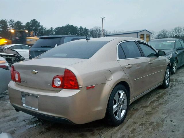 1G1ZH57B08F258363 - 2008 CHEVROLET MALIBU 1LT GOLD photo 4