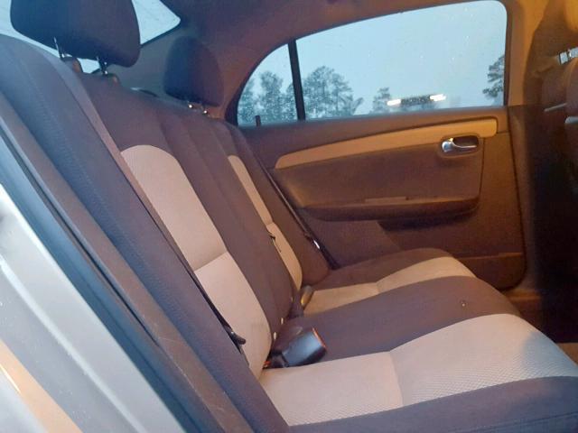 1G1ZH57B08F258363 - 2008 CHEVROLET MALIBU 1LT GOLD photo 6