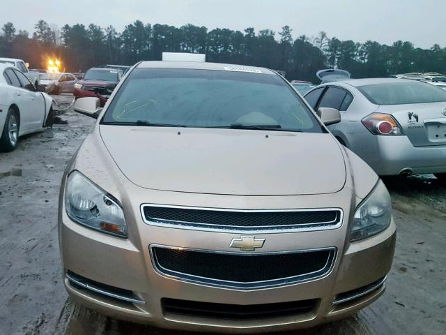 1G1ZH57B08F258363 - 2008 CHEVROLET MALIBU 1LT GOLD photo 9
