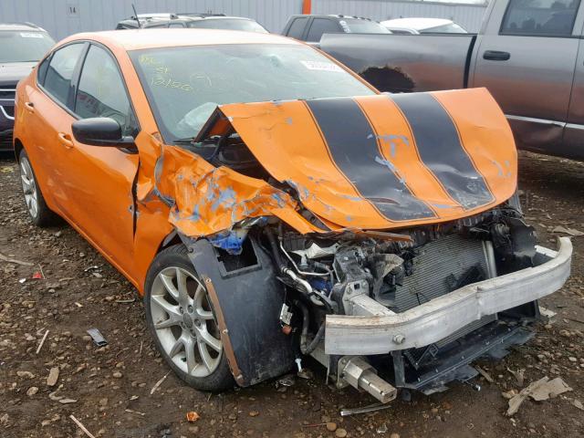 1C3CDFBA9DD141713 - 2013 DODGE DART SXT ORANGE photo 1