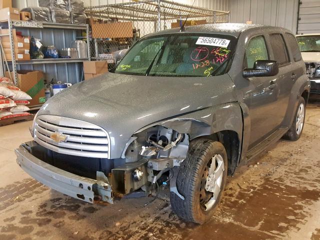 3GNCA13B99S638953 - 2009 CHEVROLET HHR LS GRAY photo 2