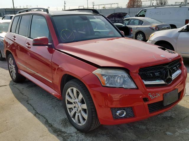 WDCGG8HB4AF428628 - 2010 MERCEDES-BENZ GLK 350 4M RED photo 1