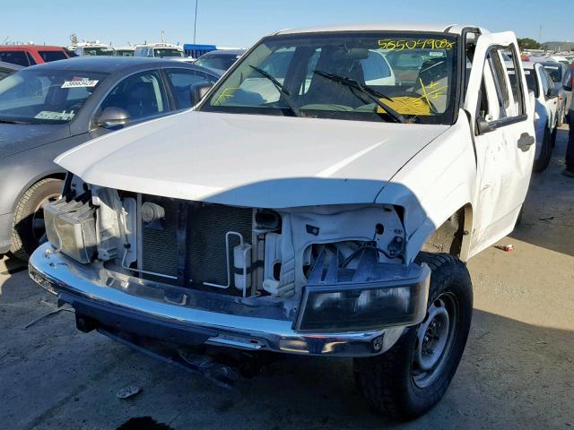 1GTDT19E188148510 - 2008 GMC CANYON WHITE photo 2