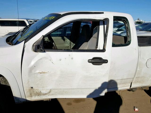 1GTDT19E188148510 - 2008 GMC CANYON WHITE photo 9