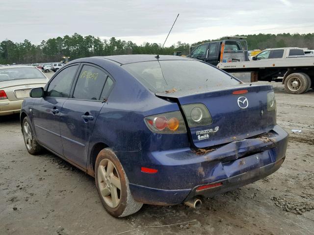 JM1BK123941109525 - 2004 MAZDA 3 S BLUE photo 3