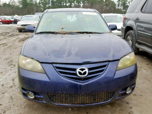 JM1BK123941109525 - 2004 MAZDA 3 S BLUE photo 9