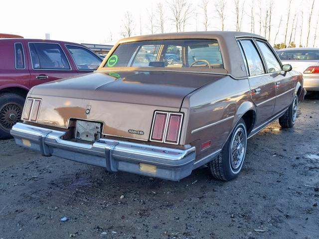 1G3GM69A7GR303493 - 1986 OLDSMOBILE CUTLASS SU TAN photo 4