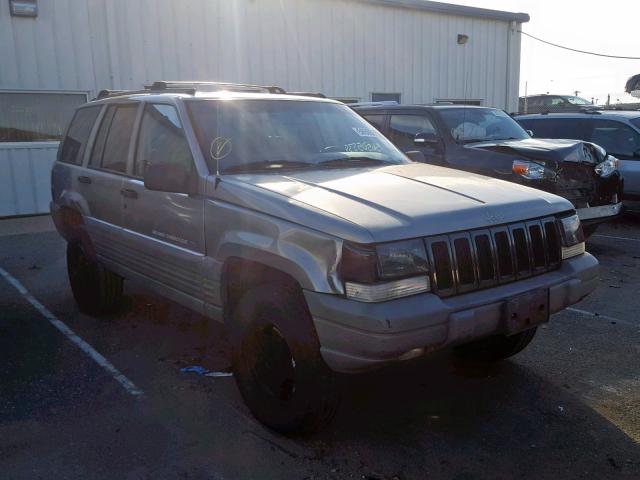 1J4GZ58S7VC712352 - 1997 JEEP GRAND CHER SILVER photo 1