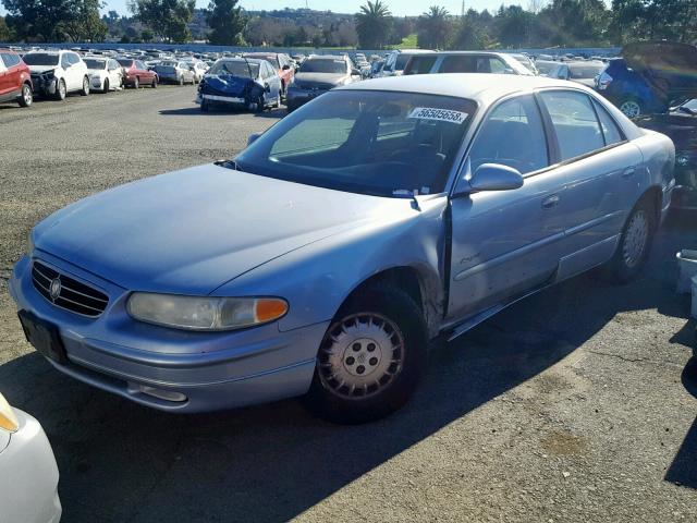 2G4WB52K4V1459491 - 1997 BUICK REGAL LS BLUE photo 2