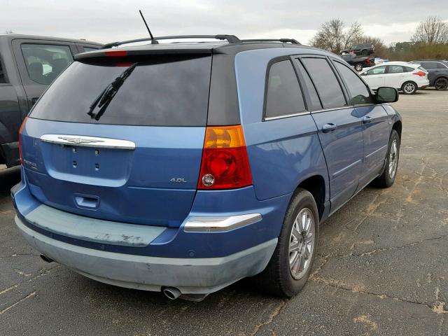 2A8GM68X67R179838 - 2007 CHRYSLER PACIFICA T BLUE photo 4