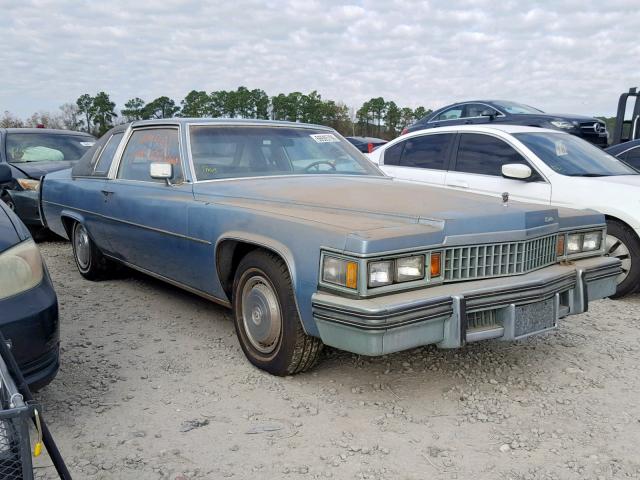 6D47S8Q303844 - 1978 CADILLAC BROUGHAM BLUE photo 1