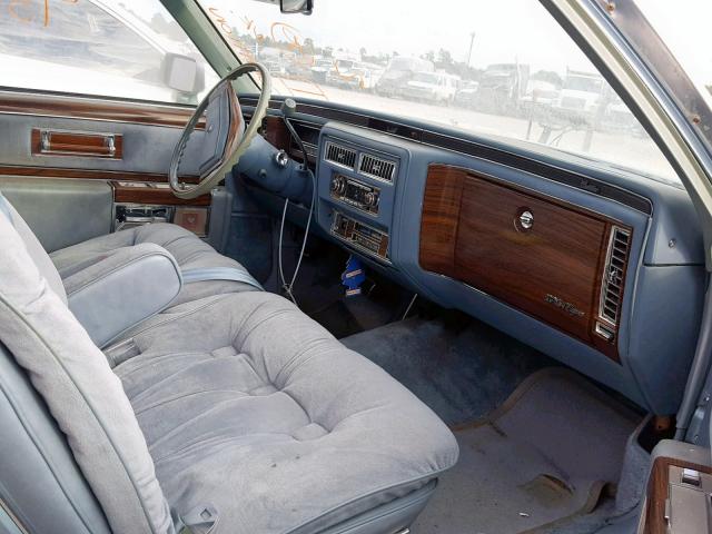 6D47S8Q303844 - 1978 CADILLAC BROUGHAM BLUE photo 5