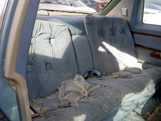 6D47S8Q303844 - 1978 CADILLAC BROUGHAM BLUE photo 6