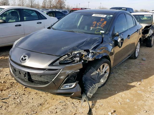 JM1BL1S54A1341914 - 2010 MAZDA 3 S GRAY photo 2