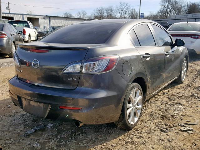 JM1BL1S54A1341914 - 2010 MAZDA 3 S GRAY photo 4