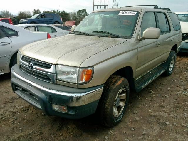 JT3GN86R720228511 - 2002 TOYOTA 4RUNNER SR GOLD photo 2