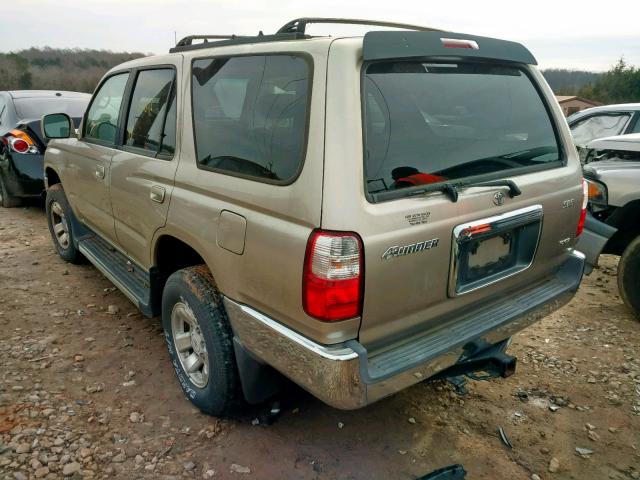 JT3GN86R720228511 - 2002 TOYOTA 4RUNNER SR GOLD photo 3