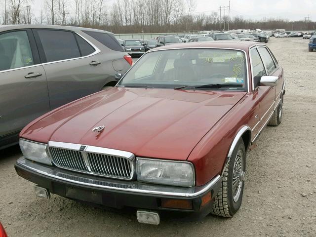 SAJHY1741MC637172 - 1991 JAGUAR XJ6 SOVERE RED photo 2