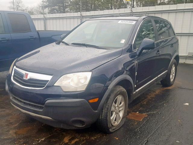 3GSCL33P58S500145 - 2008 SATURN VUE XE BLUE photo 2