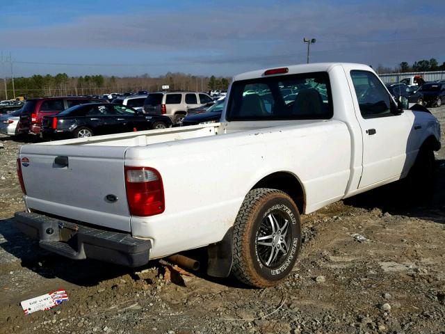 1FTYR10UX3PA59831 - 2003 FORD RANGER WHITE photo 4