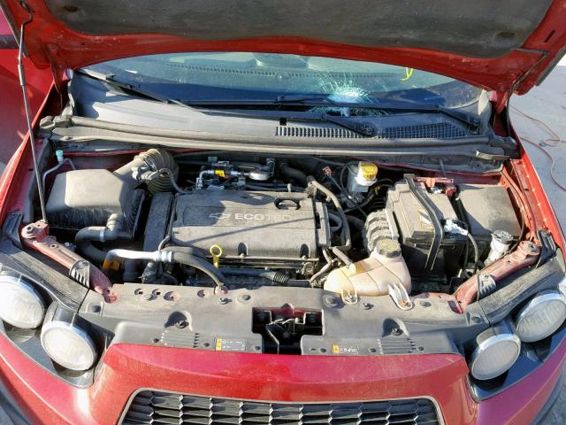 1G1JA5SG7D4201118 - 2013 CHEVROLET SONIC LS 红色 照片 7