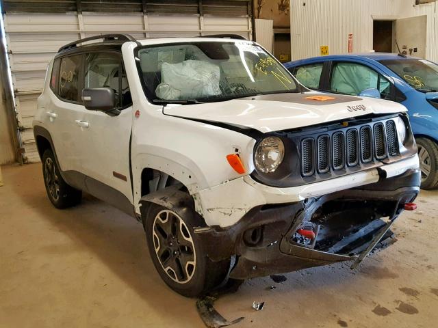 ZACCJBCB3HPE49598 - 2017 JEEP RENEGADE T WHITE photo 1