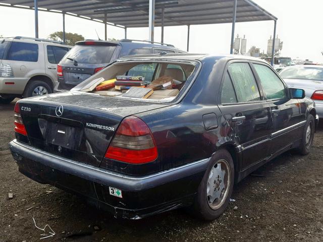 WDBHA24G4YA828253 - 2000 MERCEDES-BENZ C 230 BLACK photo 4