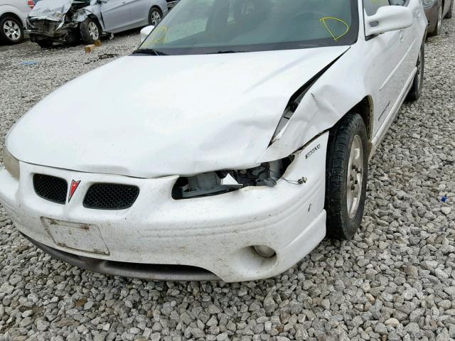1G2WP52K1WF269071 - 1998 PONTIAC GRAND PRIX WHITE photo 9