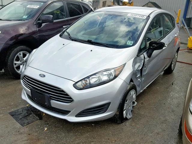 3FADP4TJ8EM189001 - 2014 FORD FIESTA S SILVER photo 2