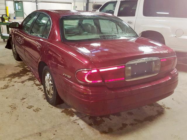 1G4HP54K72U182181 - 2002 BUICK LESABRE CU MAROON photo 3