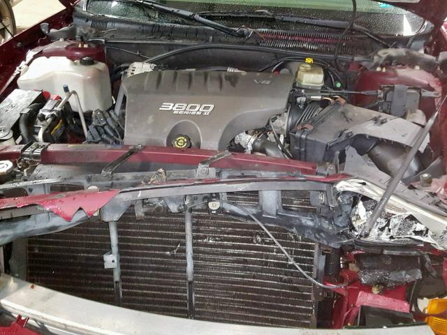 1G4HP54K72U182181 - 2002 BUICK LESABRE CU MAROON photo 7