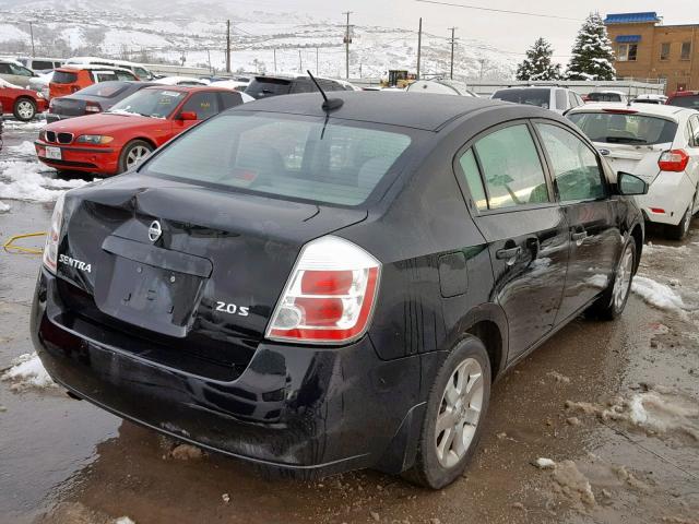 3N1AB61E07L706039 - 2007 NISSAN SENTRA 2.0 BLACK photo 4