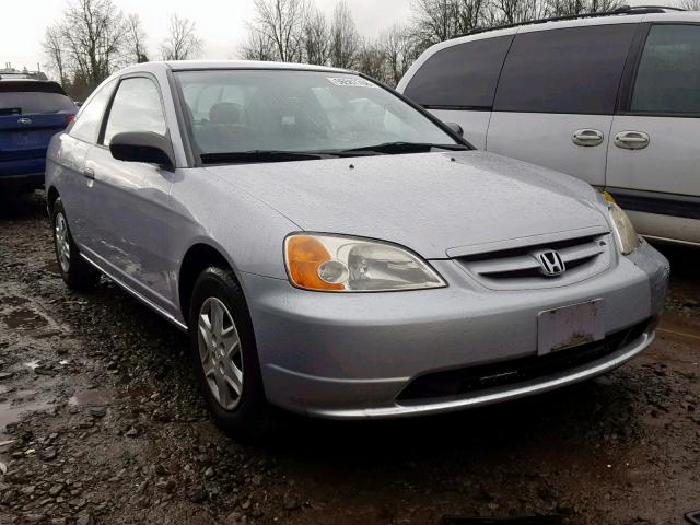 1HGEM21223L055527 - 2003 HONDA CIVIC DX SILVER photo 1