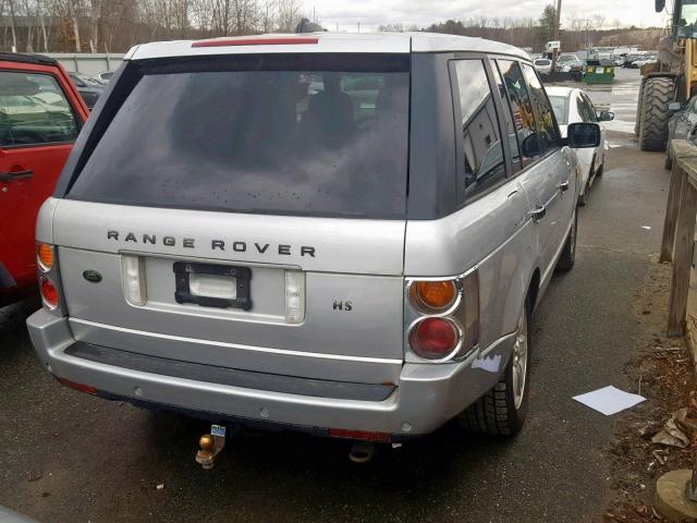 SALME11435A193152 - 2005 LAND ROVER RANGE ROVE SILVER photo 4