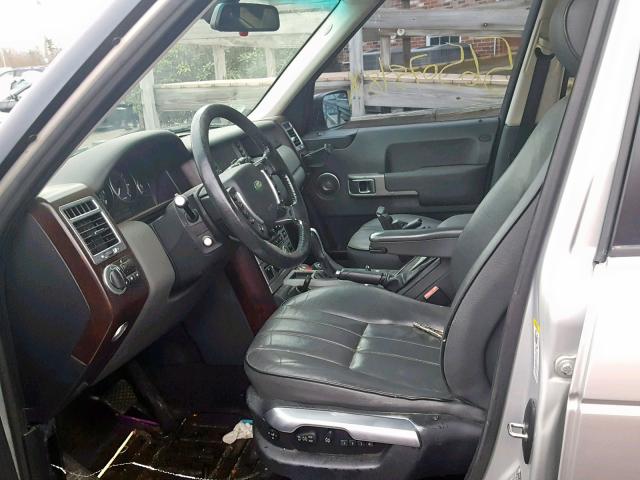 SALME11435A193152 - 2005 LAND ROVER RANGE ROVE SILVER photo 5