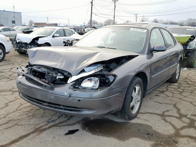 1FAFP55S62G203018 - 2002 FORD TAURUS SES GRAY photo 2