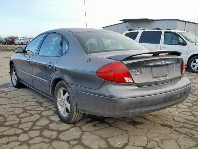 1FAFP55S62G203018 - 2002 FORD TAURUS SES GRAY photo 3