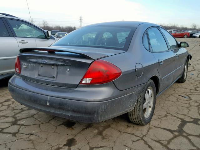 1FAFP55S62G203018 - 2002 FORD TAURUS SES GRAY photo 4