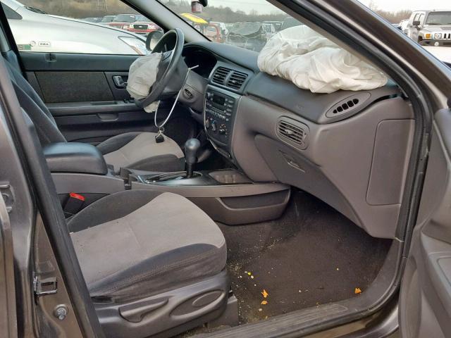 1FAFP55S62G203018 - 2002 FORD TAURUS SES GRAY photo 5