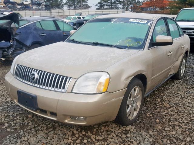 1MEFM41175G613713 - 2005 MERCURY MONTEGO LU CREAM photo 2