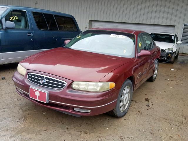 2G4WB52K0X1413465 - 1999 BUICK REGAL LS BURGUNDY photo 2