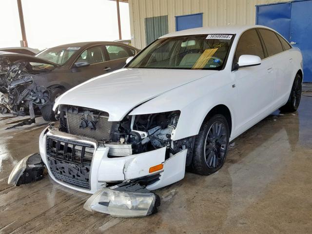 WAUAH74F27N142655 - 2007 AUDI A6 3.2 WHITE photo 2