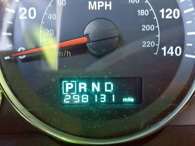 1J8HH48N86C175759 - 2006 JEEP COMMANDER BLACK photo 8