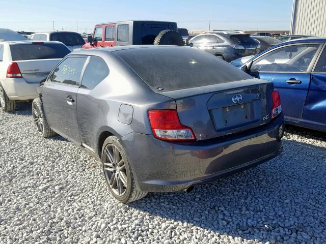 JTKJF5C79D3056640 - 2013 TOYOTA SCION TC ნაცრისფერი ფოტო 3