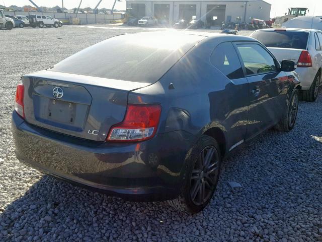 JTKJF5C79D3056640 - 2013 TOYOTA SCION TC ნაცრისფერი ფოტო 4