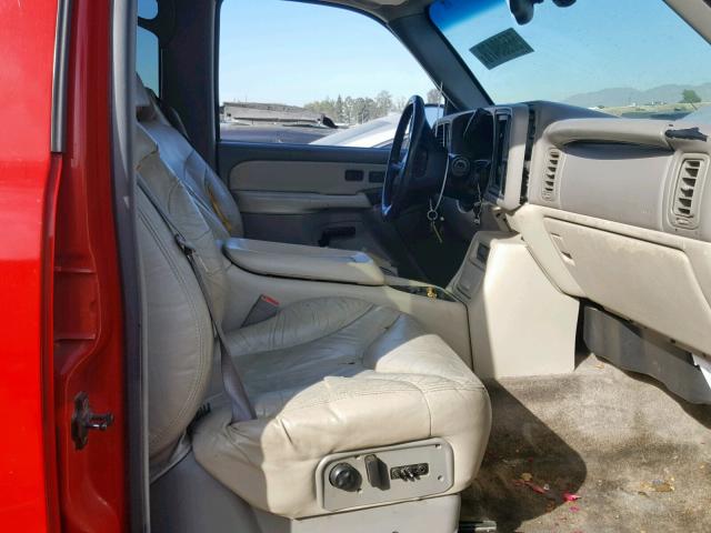 1GKEC13T72R251898 - 2002 GMC YUKON RED photo 5