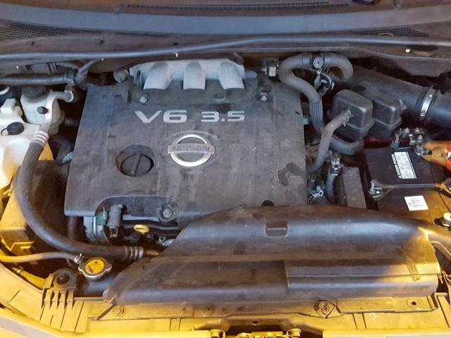 5N1BV28U75N129033 - 2005 NISSAN QUEST S BLACK photo 7